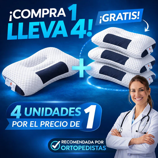 COMPRA 1 LLEVA 4: Almohadas Ortopédicas TechConfort